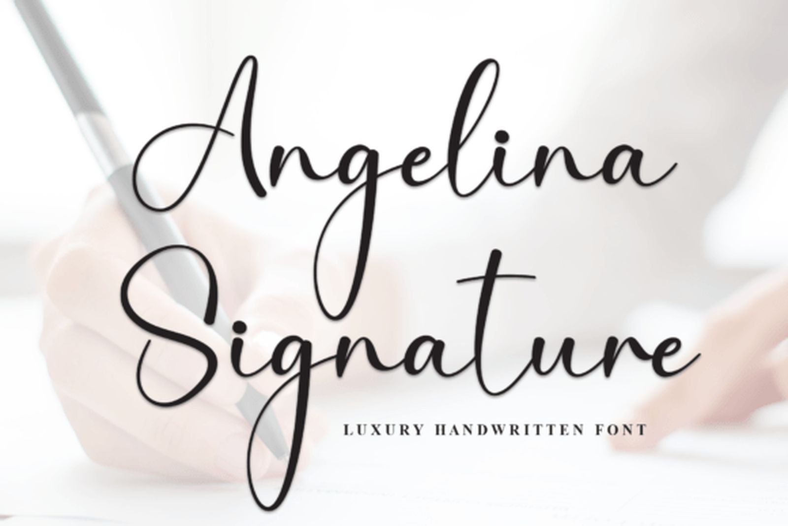 Angelina Signature Font by andikastudio