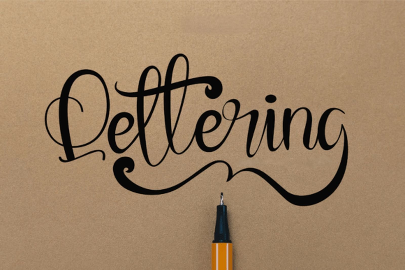 Lettering Font by pinkmeca