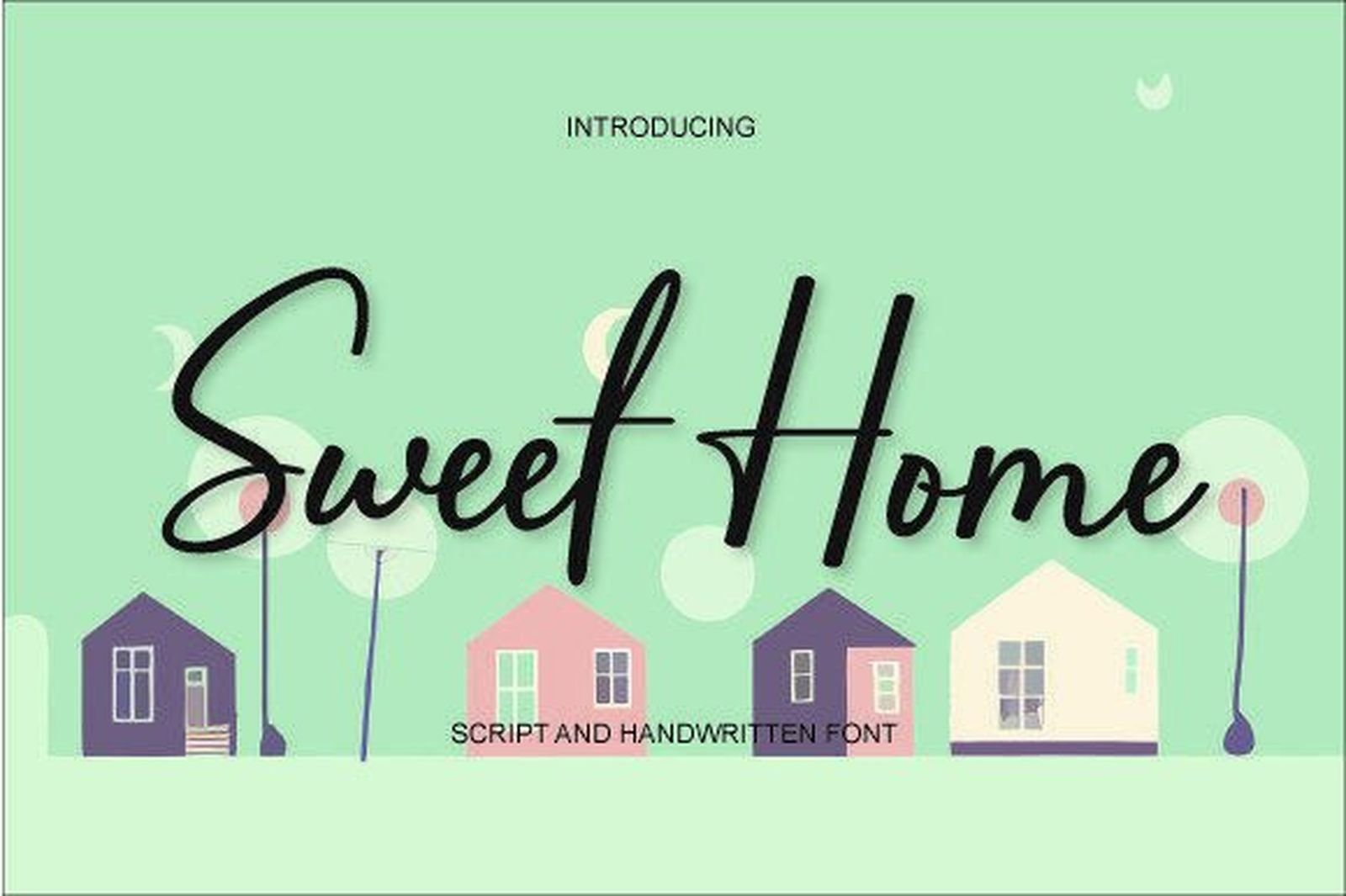 Sweet Home Font by AA studio