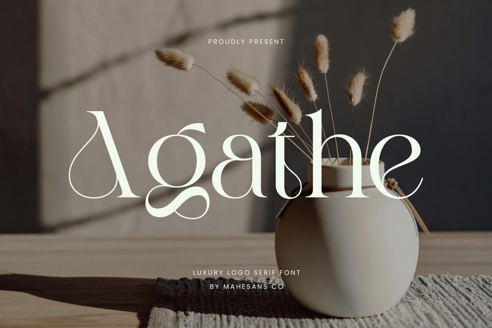 Agathe Font by Mahesans Co, preview of the typeface