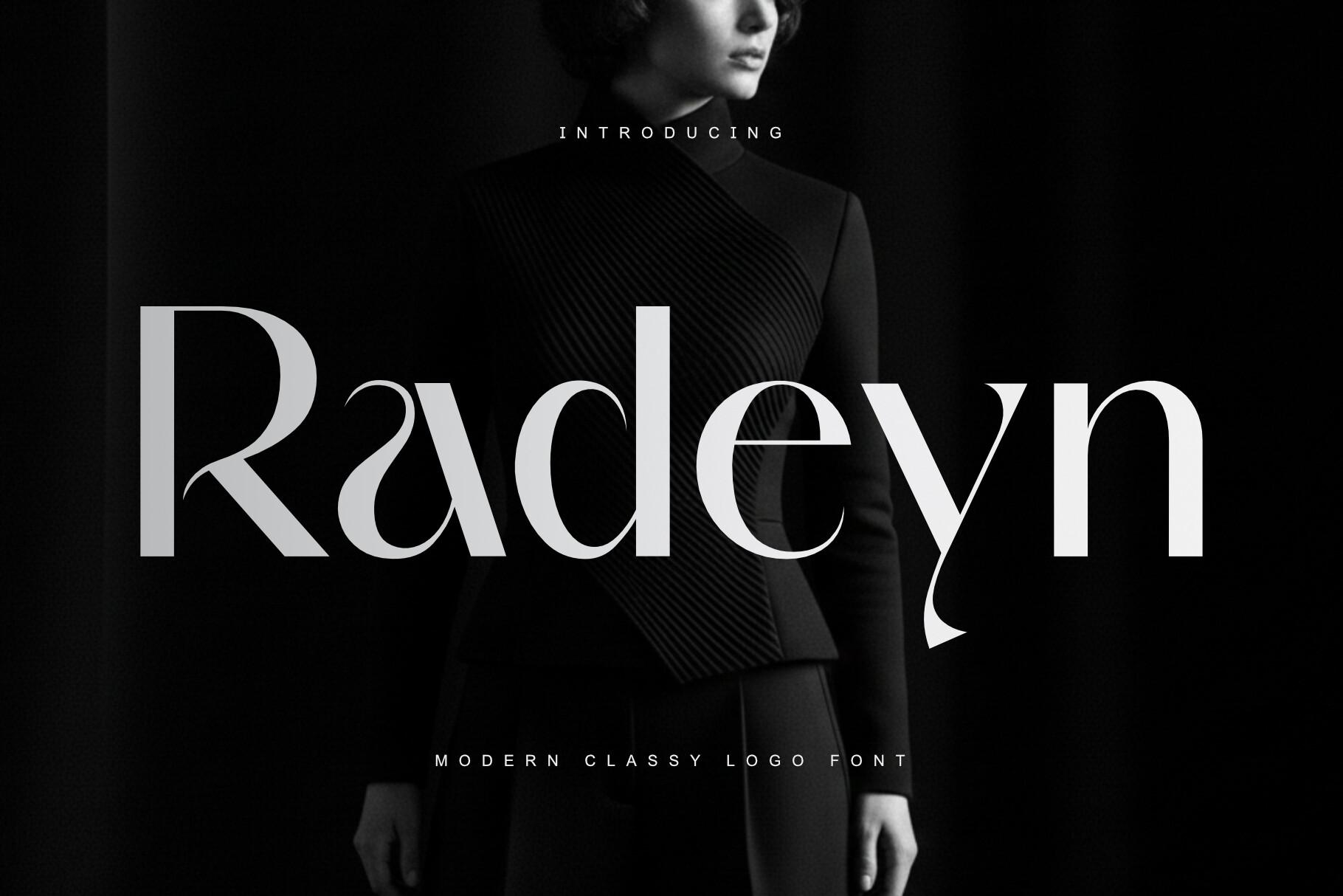 Radeyn Font by Sealoung, preview of the typeface