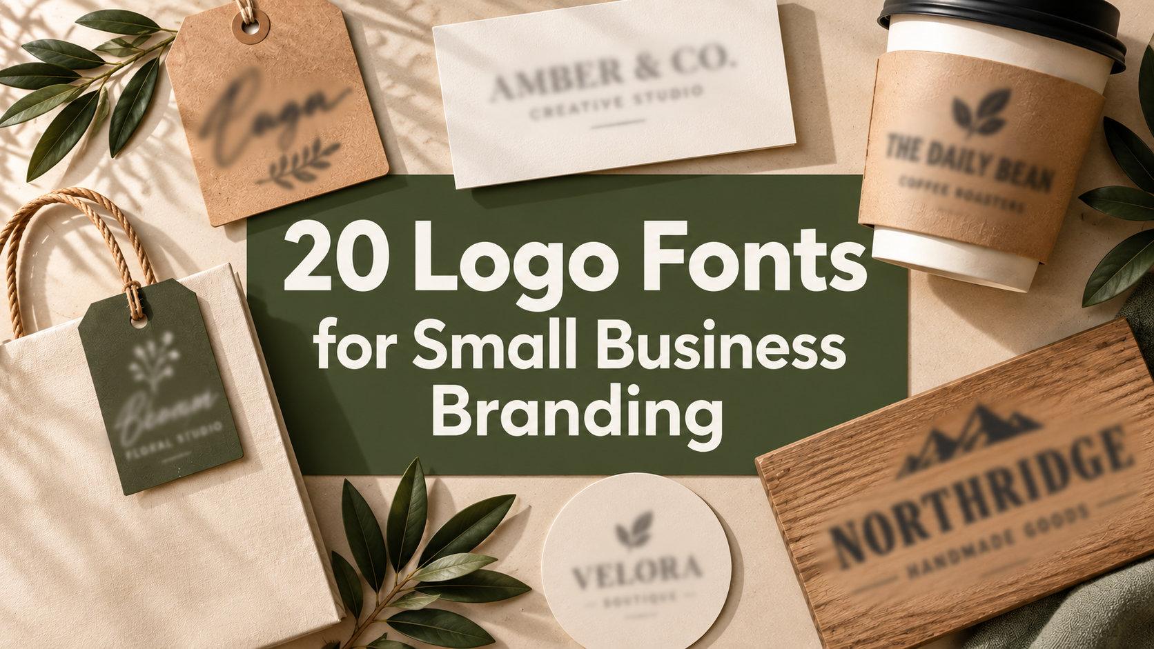 20 Logo Fonts for Small Business Branding, Shop Signs and Product Labels