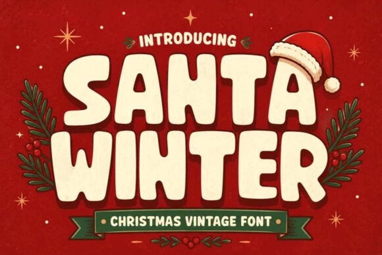 Santa Winter Font preview by WNIdesign