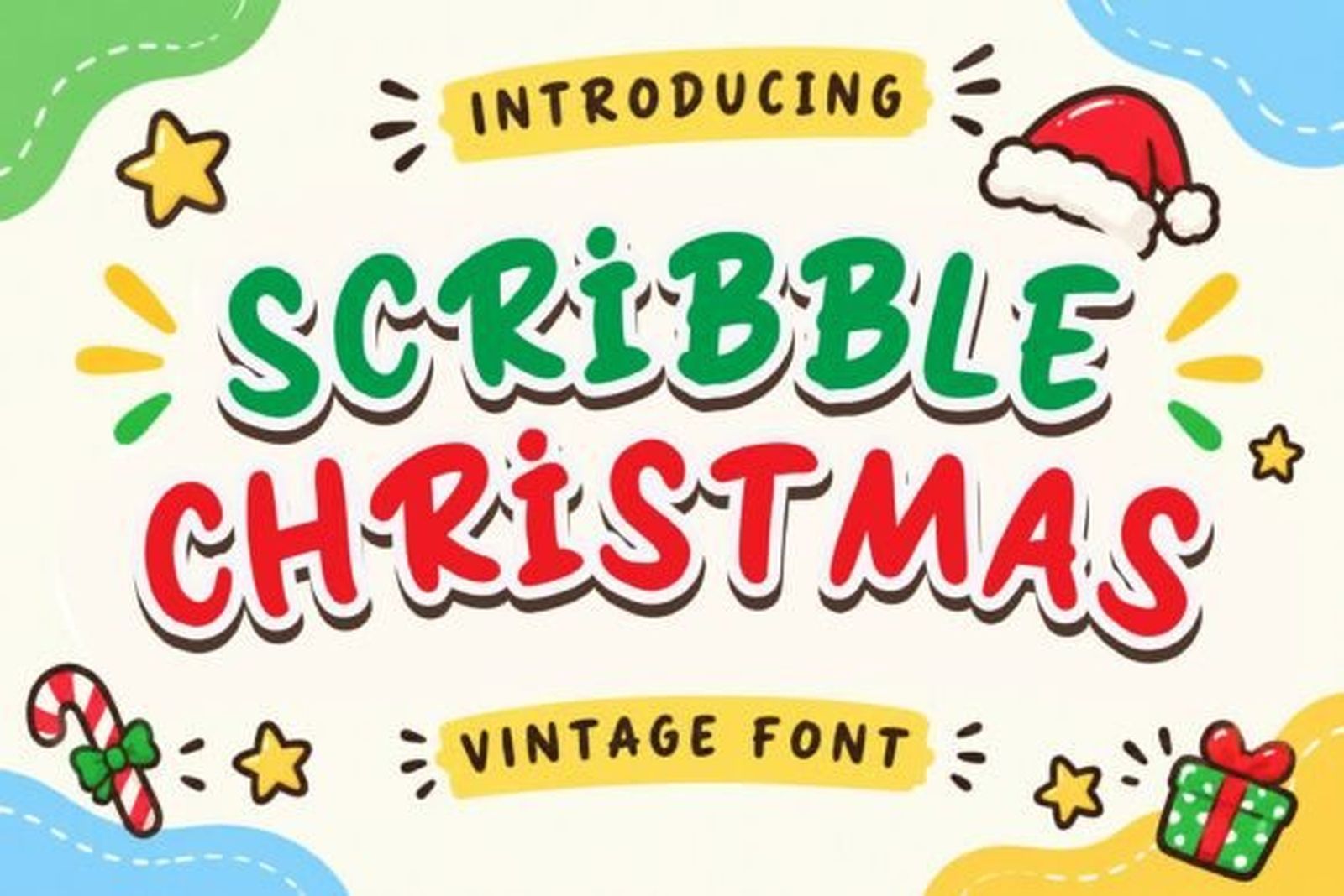 Scribble Christmas Font preview by Dreamspace.studio