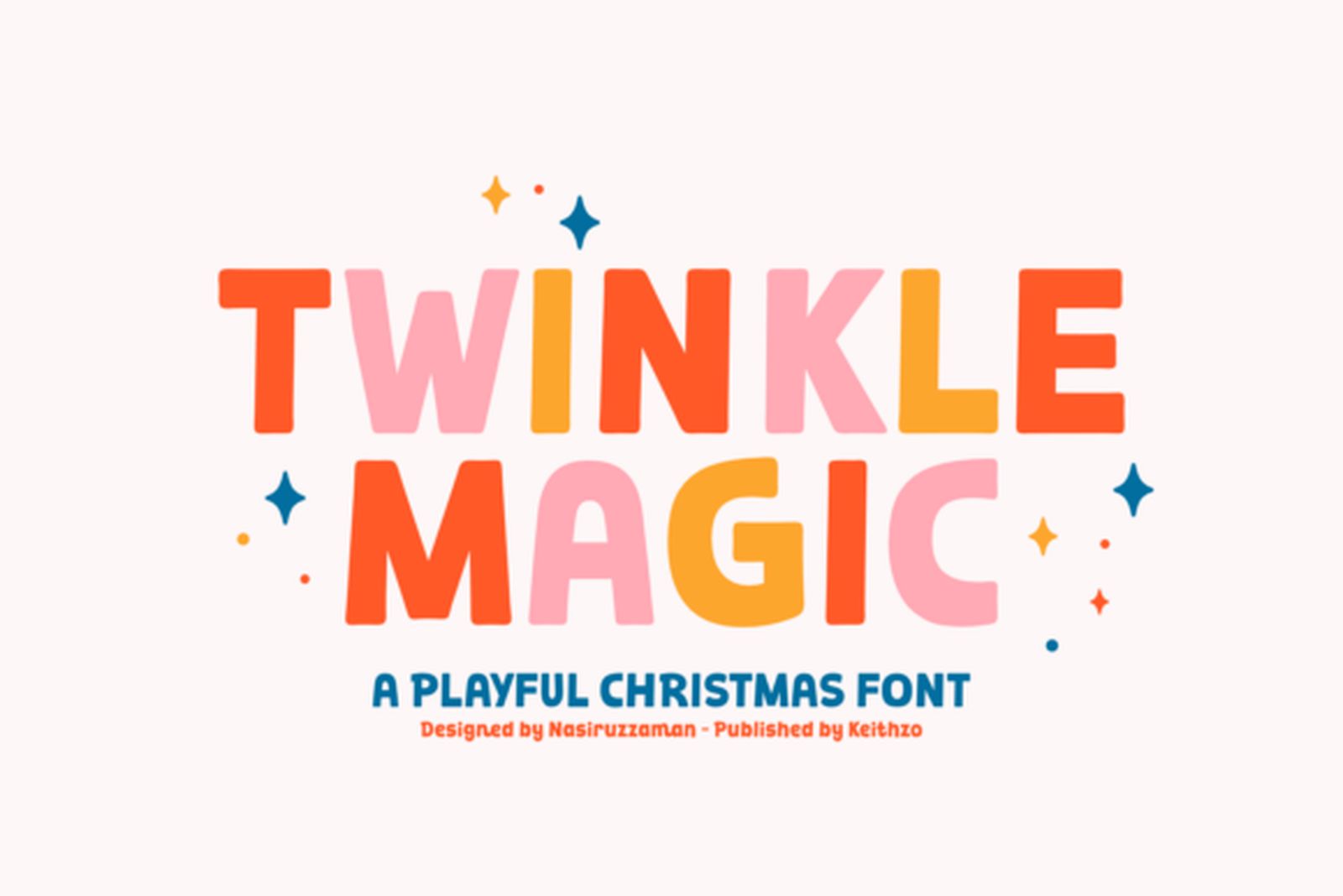 Twinkle Magic Font preview by Nasiruzzaman