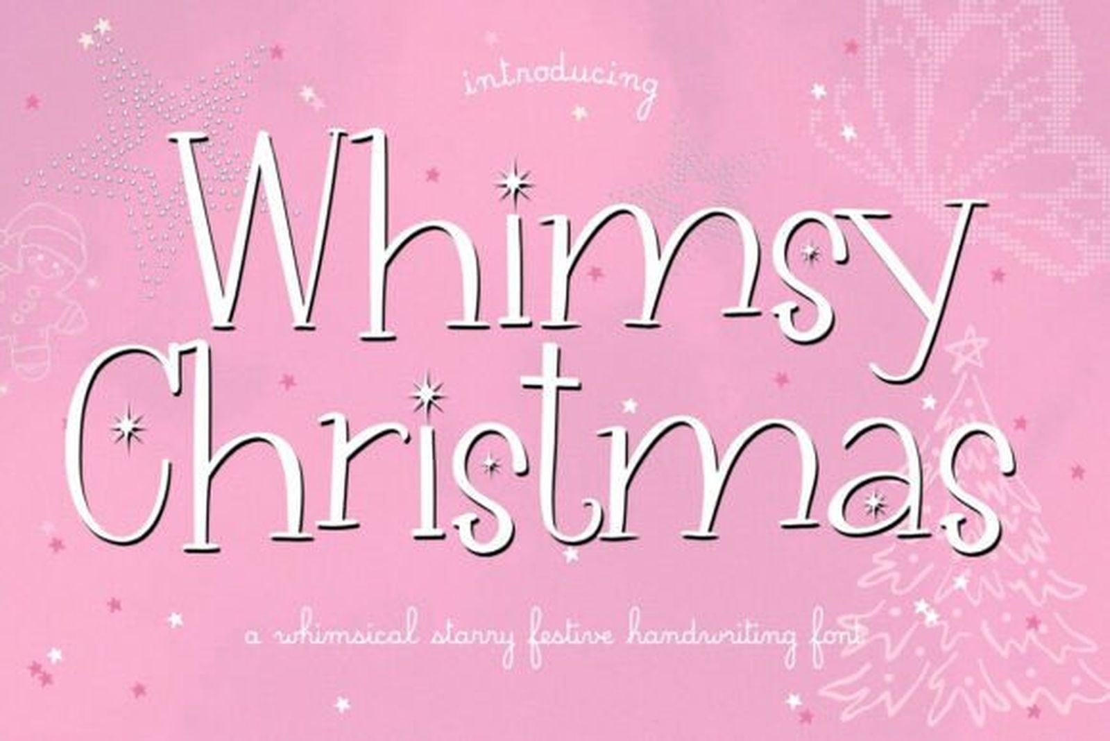 Whimsy Christmas Font preview by Issie_Studio