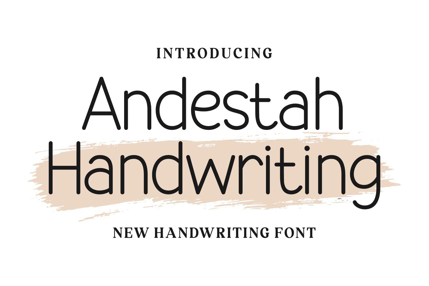 Andestah Handwriting Font by Ardi (7NTypes) preview