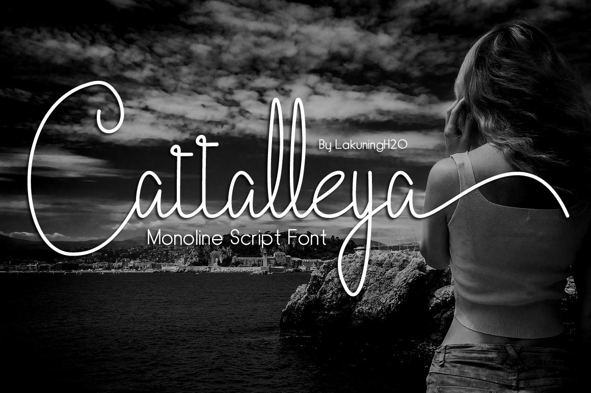 Cattalleya Font by Marchtwentype, tattoo font for women preview