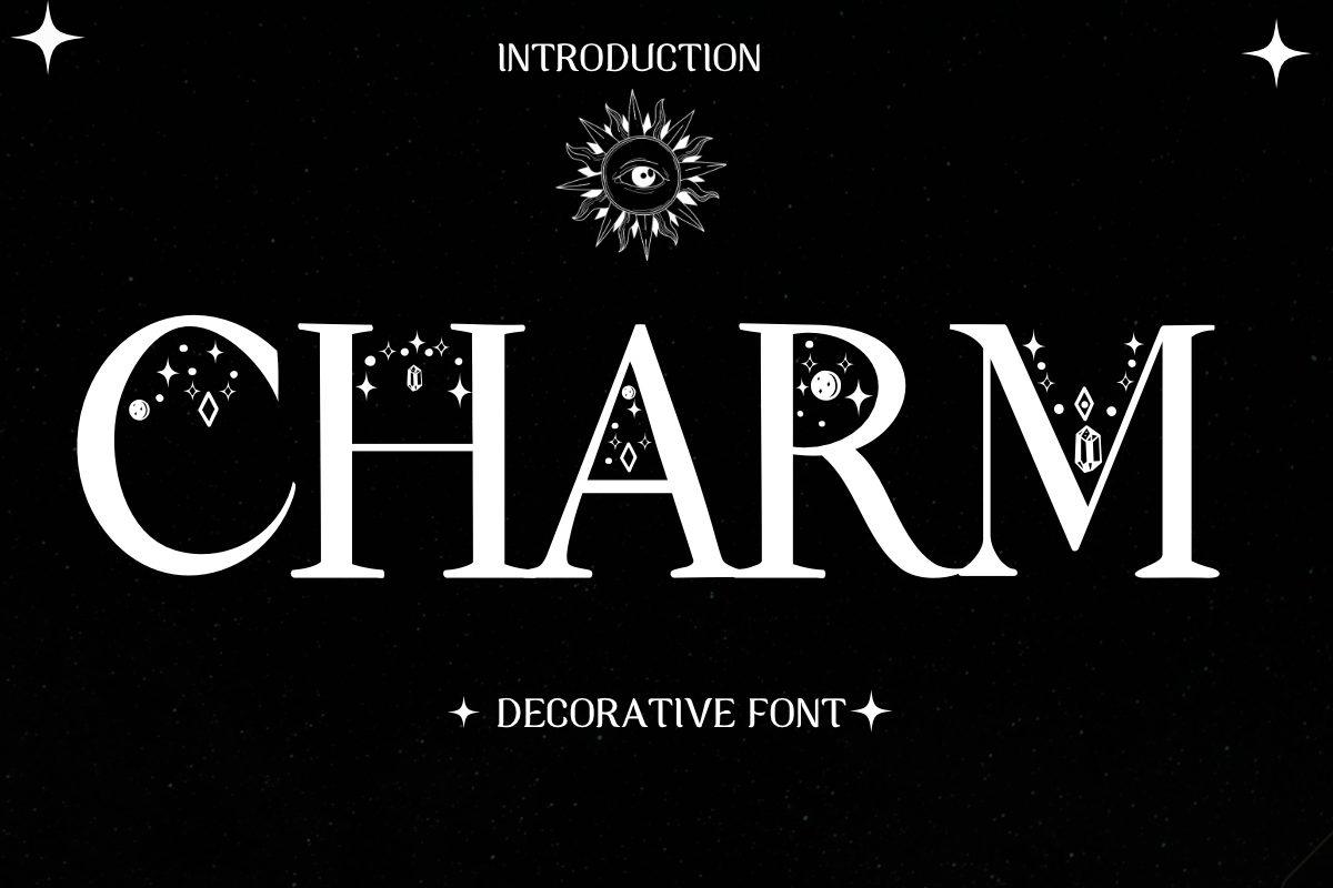 Charm Font by Nongyao, preview of the typeface