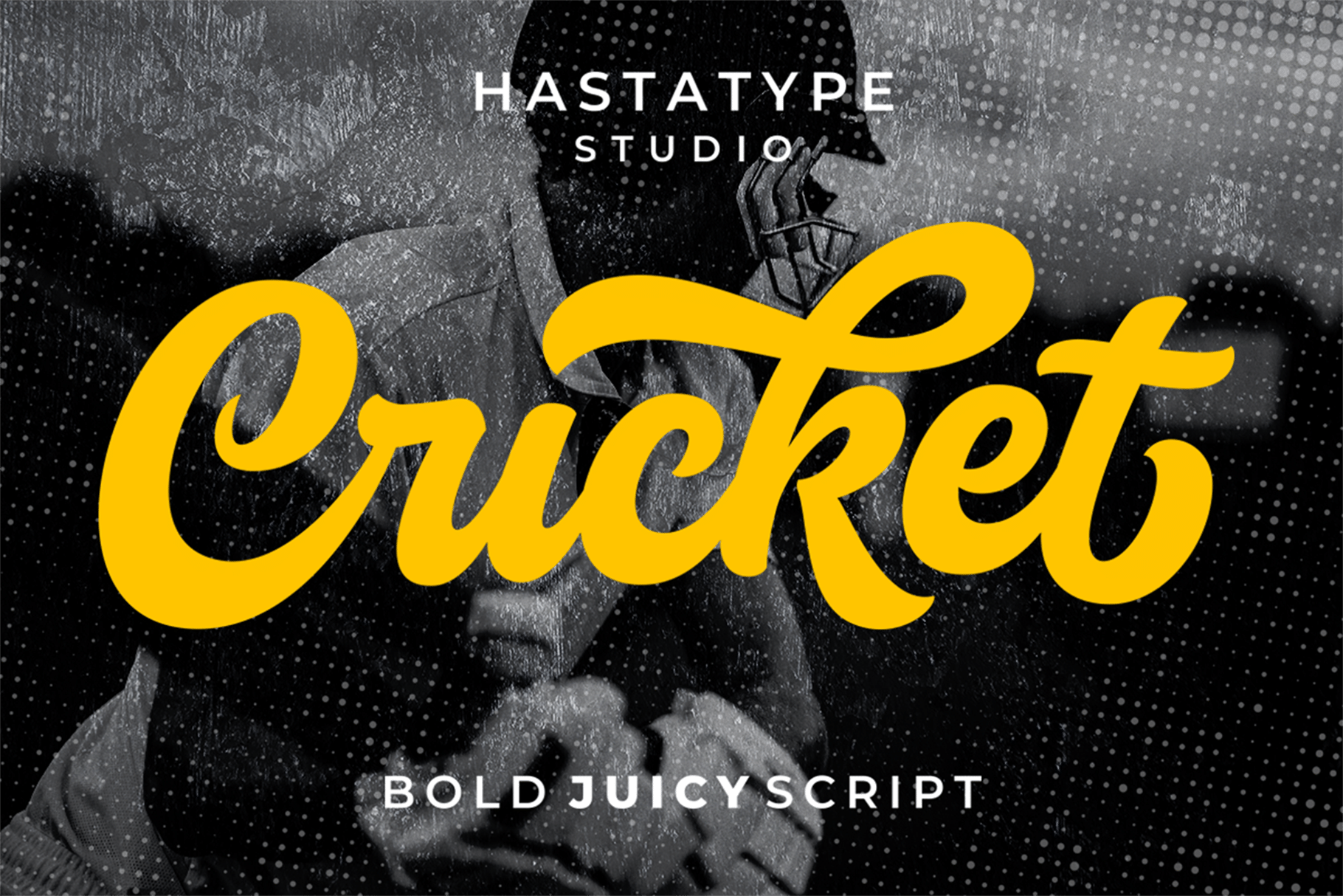 Cricket Font by IklazStudio, preview of the typeface
