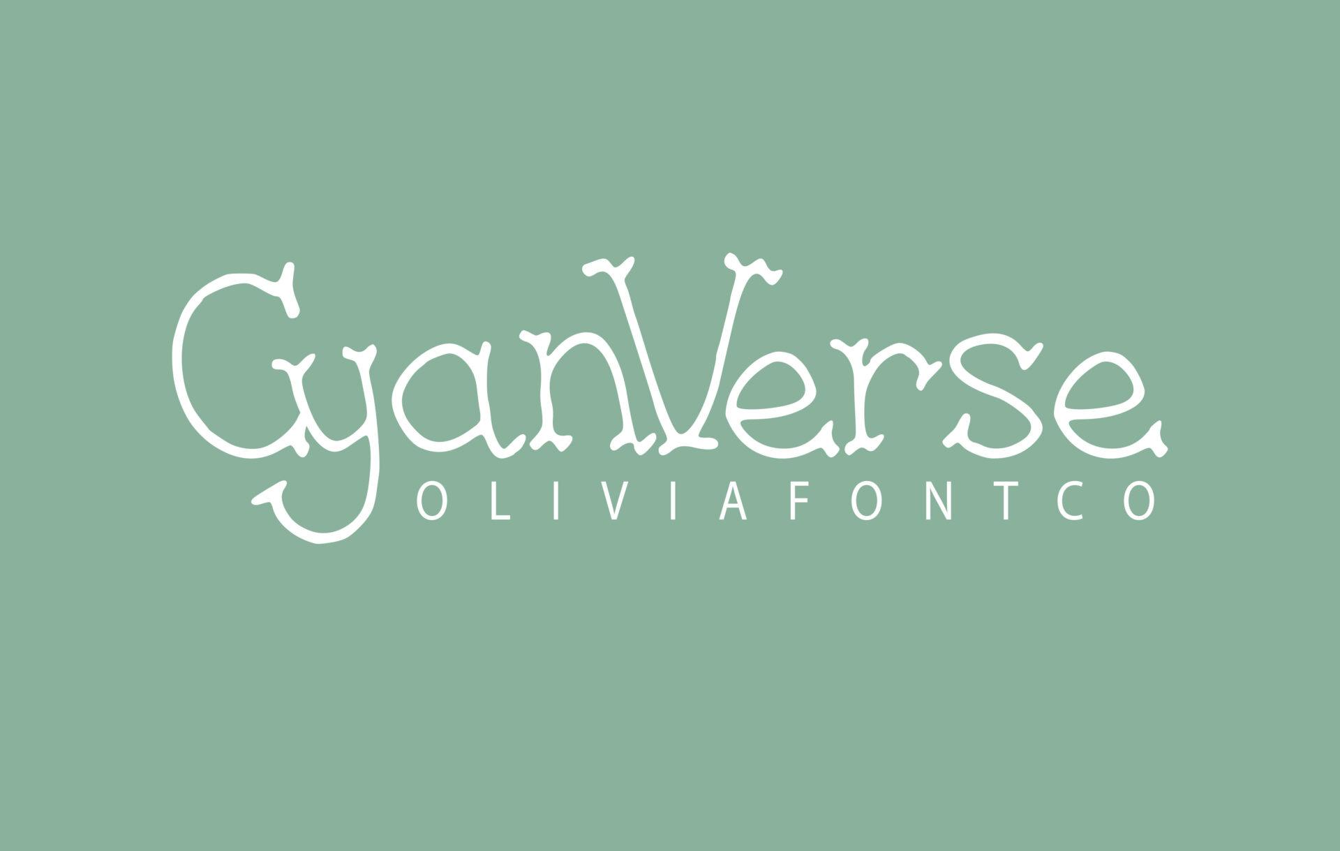 Cyanverse Font by OliviaFontCo, thin quirky letters with hooked ends font preview