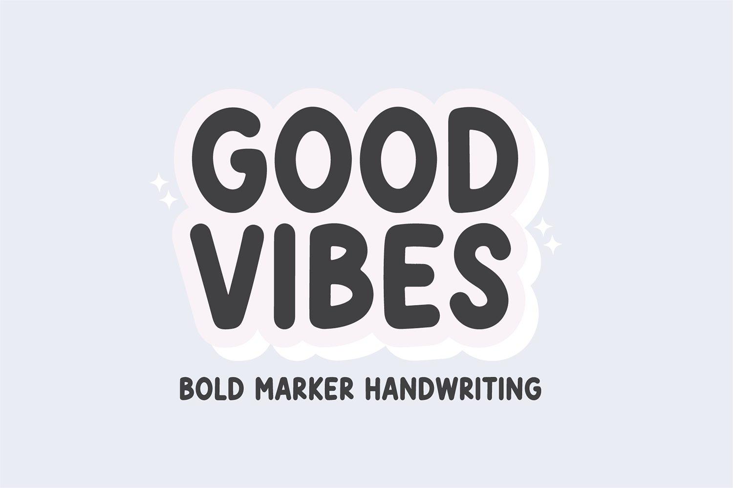 Good Vibes Font by blushfontco preview