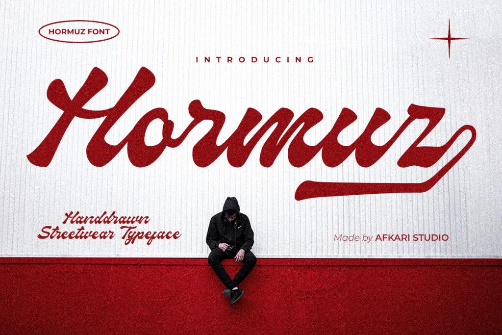 Hormuz Font by afkaristudio, preview of the typeface
