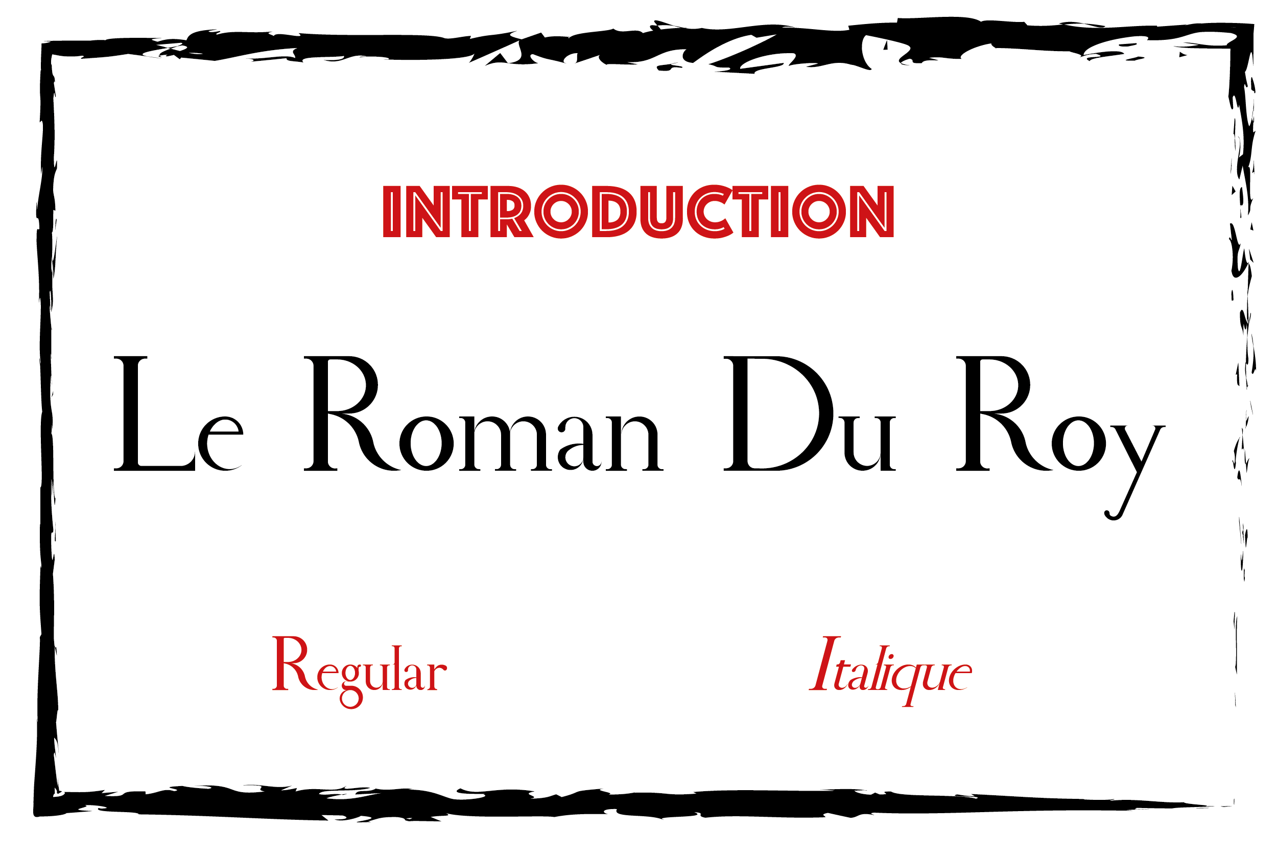 Le Roman Du Roy Font by hamelinckmichael, number tattoo font preview