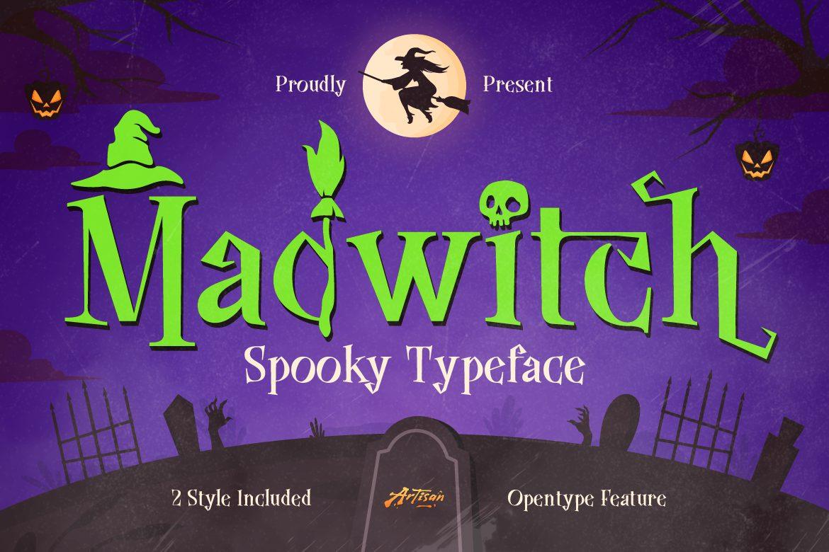 Madwitch Font by Artisan Themes, preview of the typeface