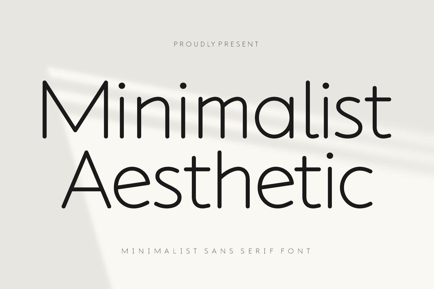 Minimalist Aesthetic Font by Creative Fabrica Fonts, minimalist light sans serif