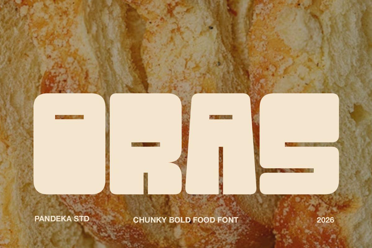 Oras Font by pandekastudio, preview of the typeface