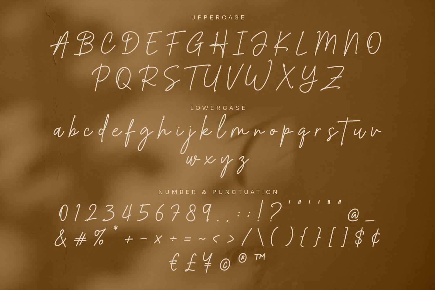 Rostalia Font by krenstudioid, full tattoo font alphabet with uppercase and lowercase letters