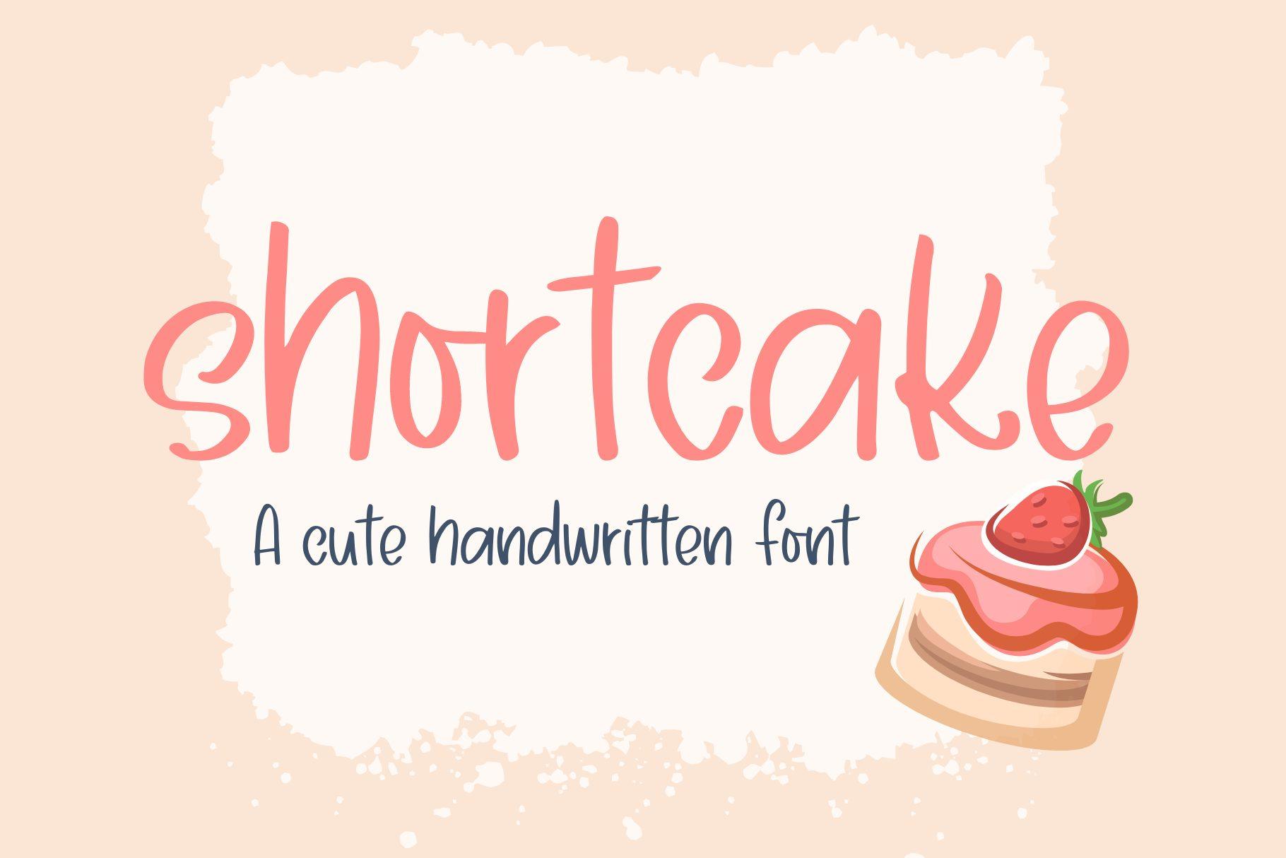 Shortcake Font by designingdigitals preview