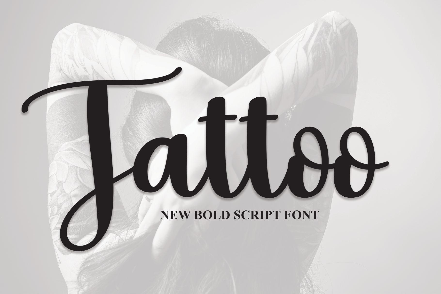 Tattoo Font by Creativewhitee, number tattoo font preview