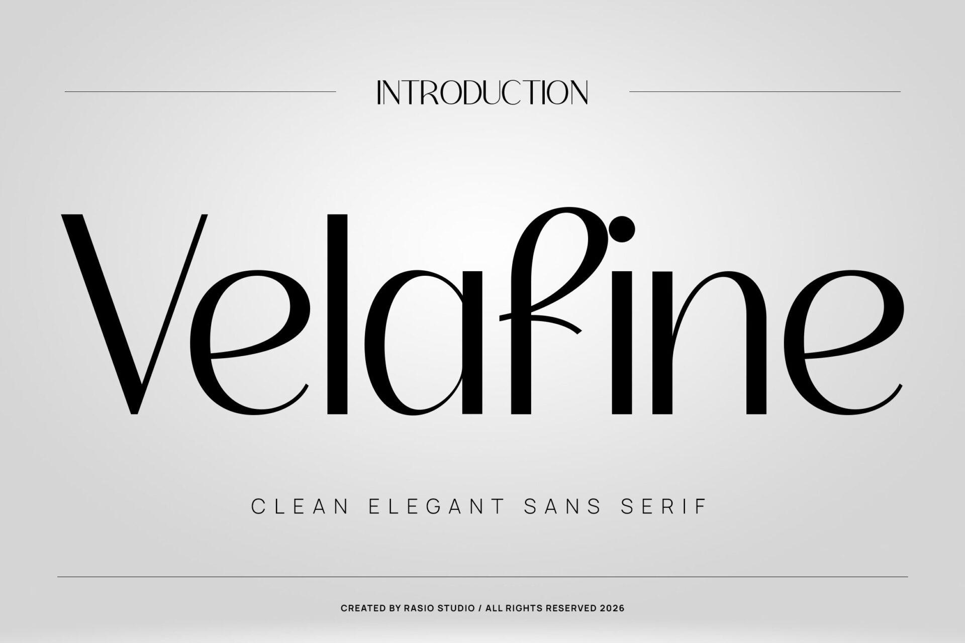 Velafine Font by product.rasiostudio, number tattoo font preview