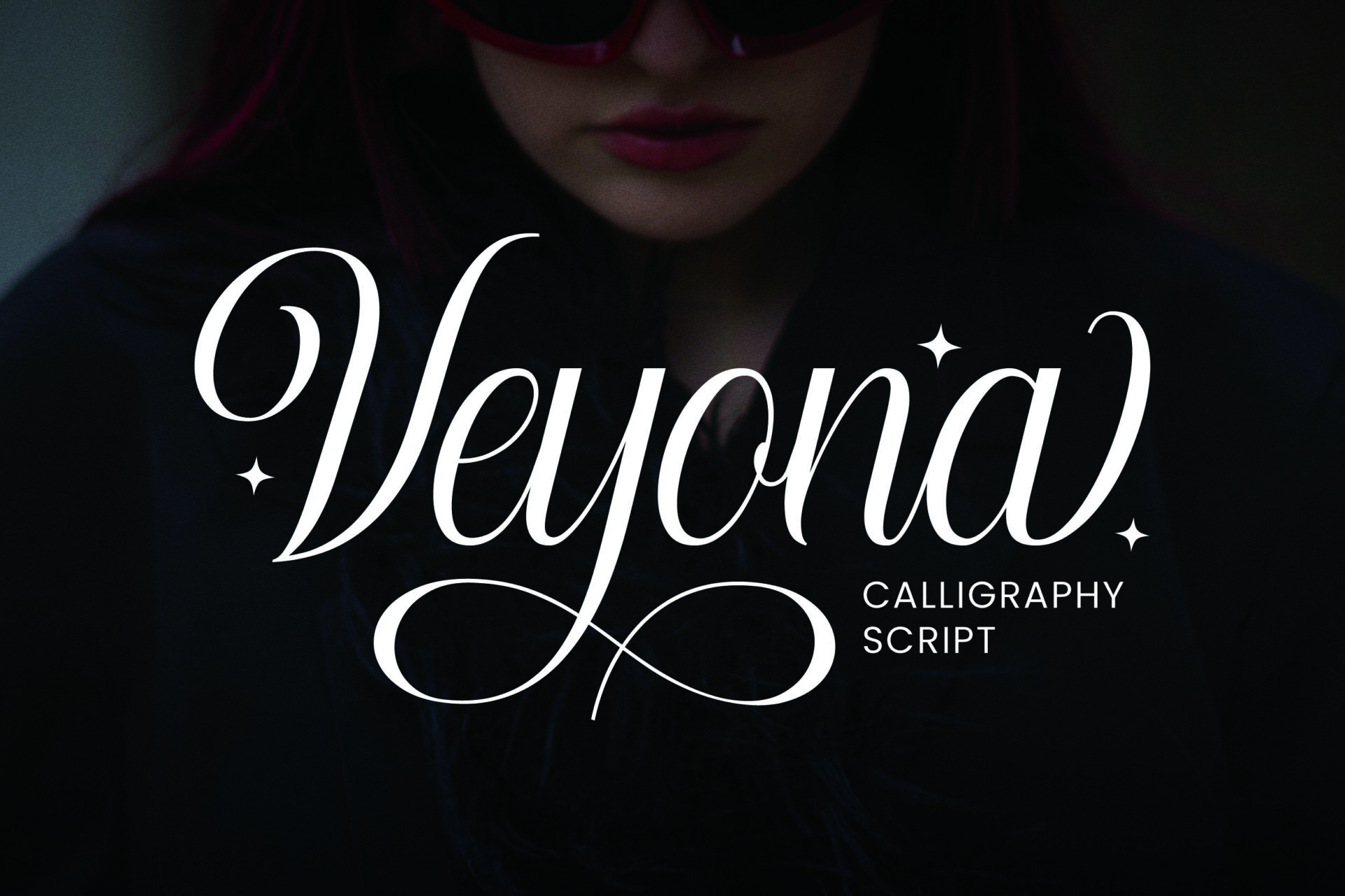 Veyona Font cursive script preview