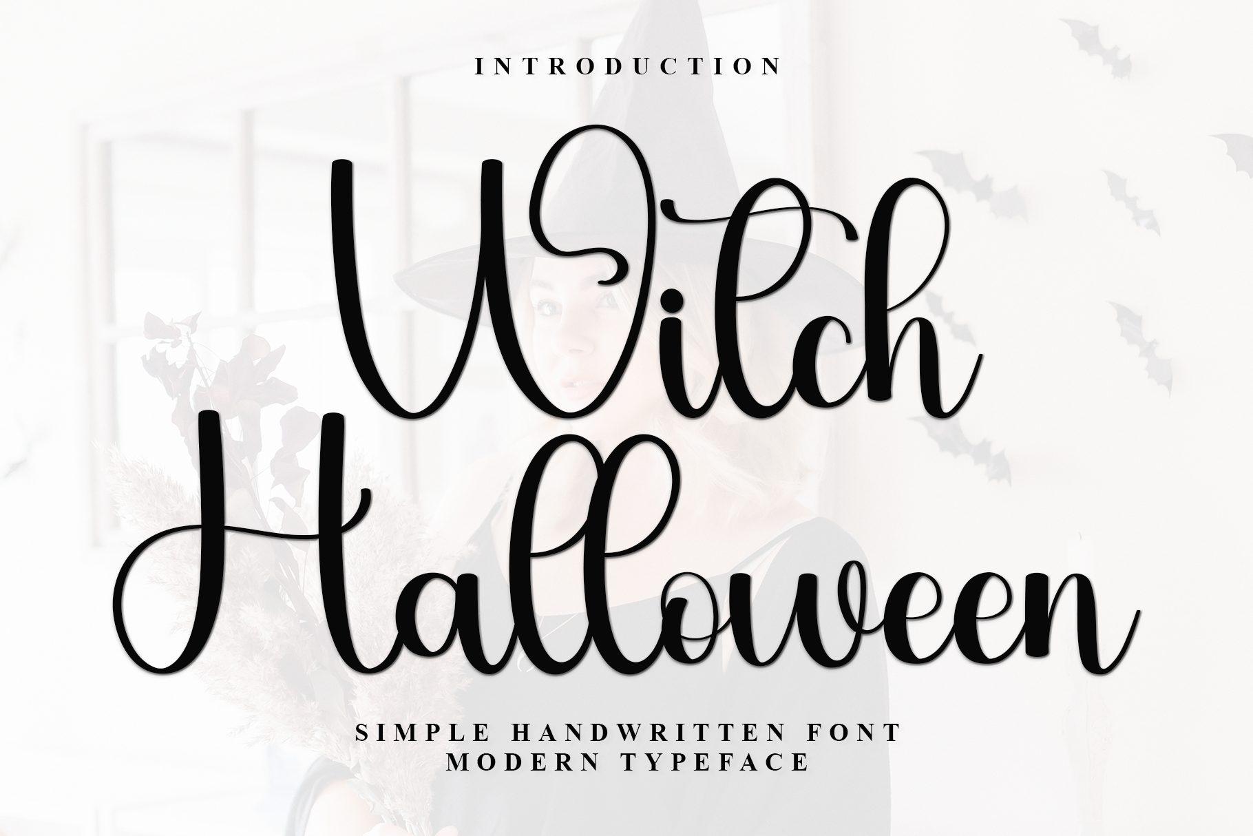 Witch Halloween Font by Inermedia STUDIO, preview of the typeface
