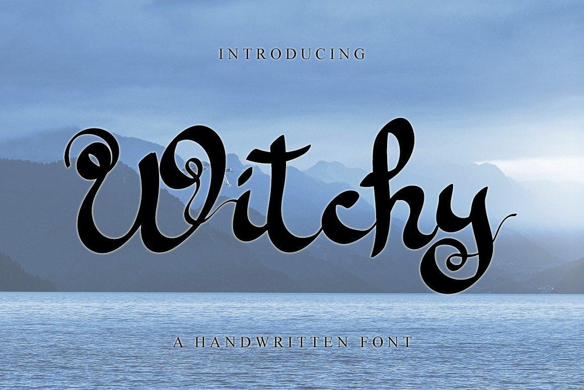 Witchy Font by Eddygoodboy, preview of the typeface