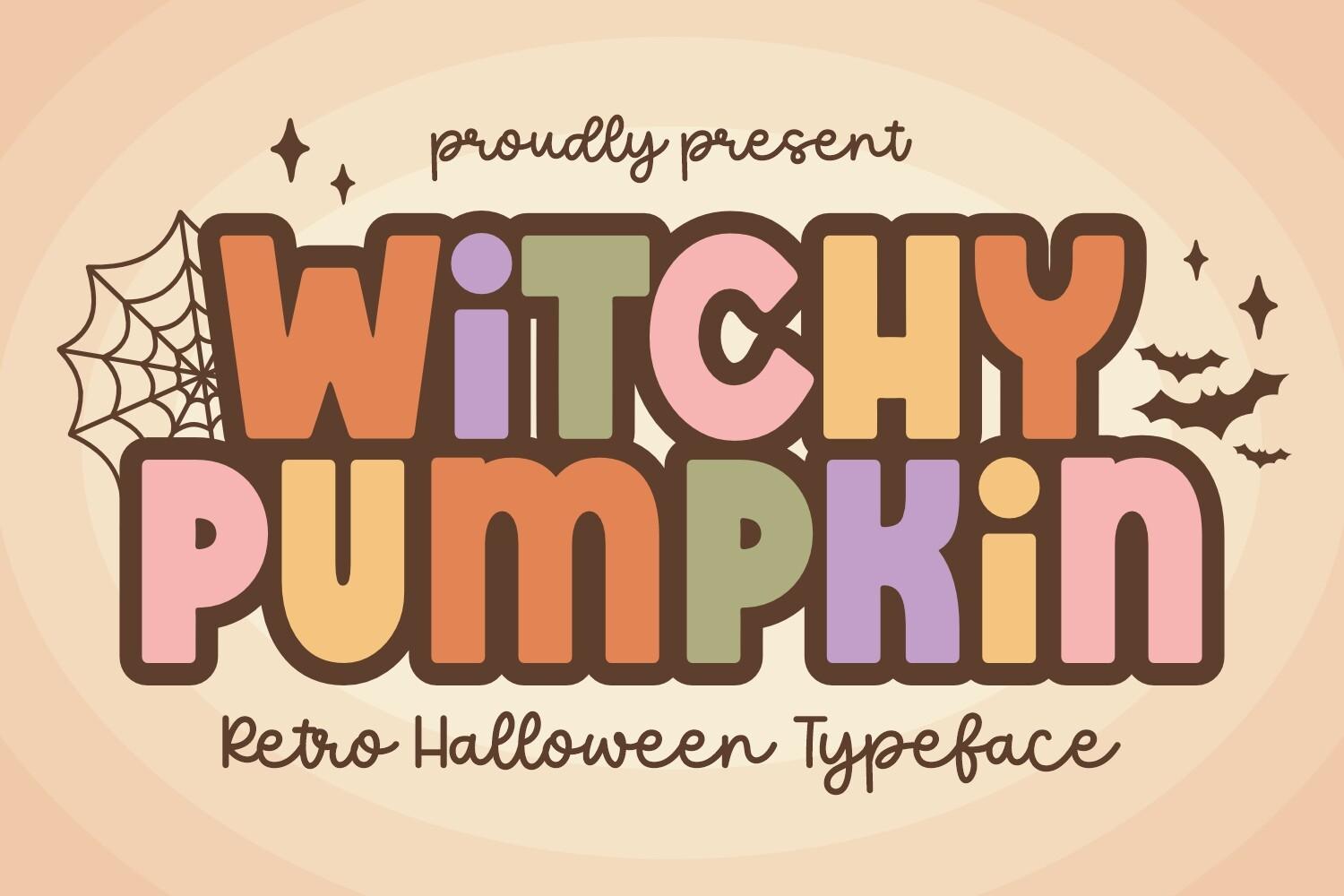 Witchy Pumpkin Font by Keithzo (7NTypes), preview of the typeface
