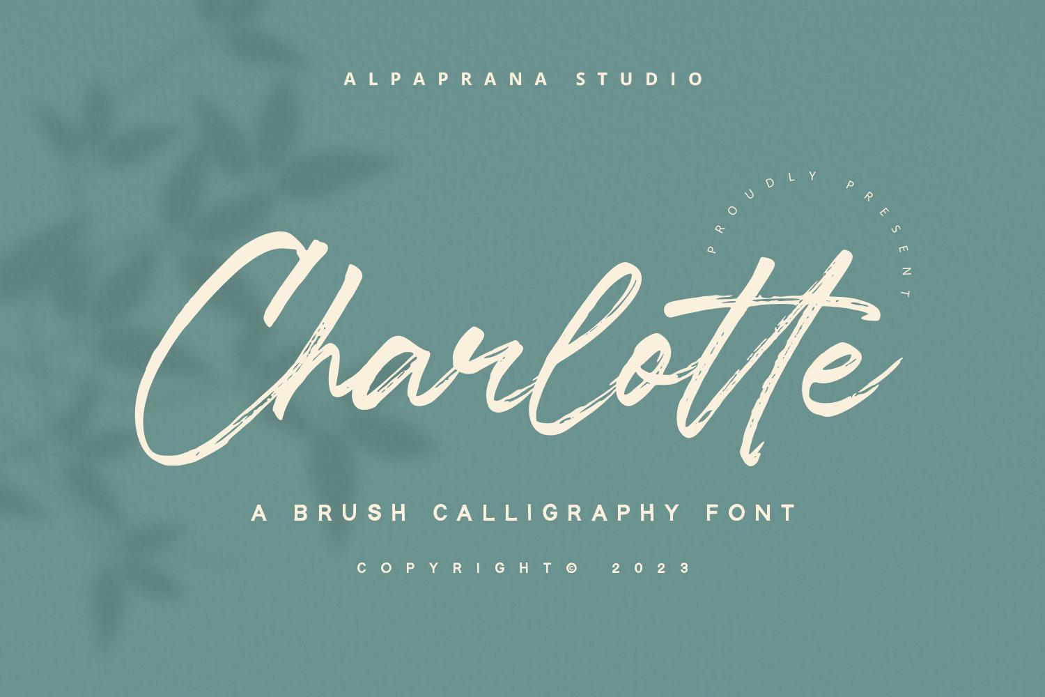 Charlotte Font preview