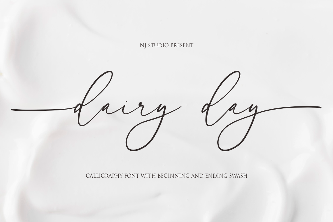 Dairy Day Font preview