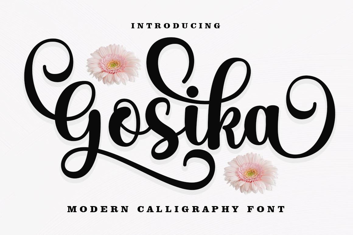 Gasika Font preview