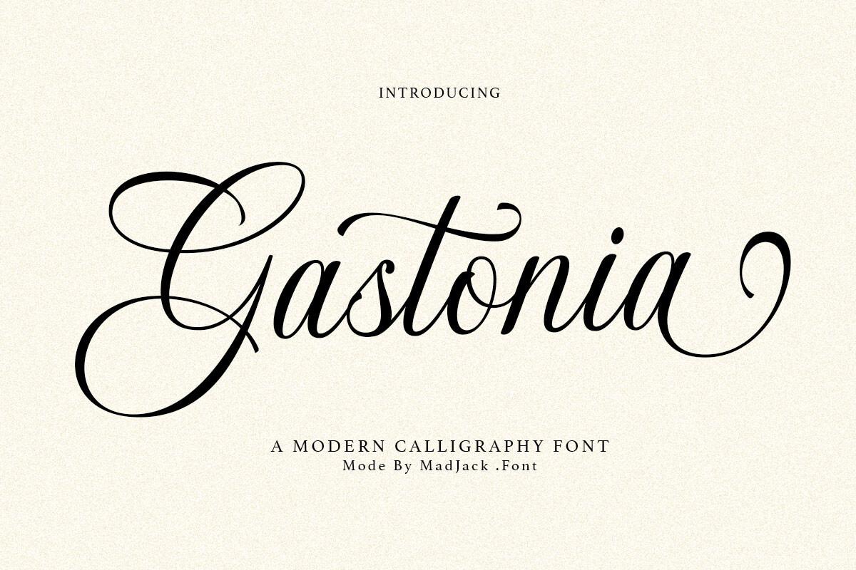 Gastonia Script Font preview