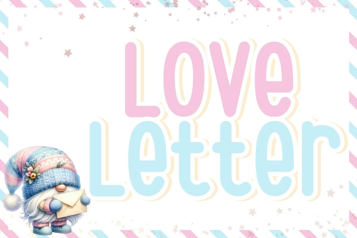 Love Letter Font preview