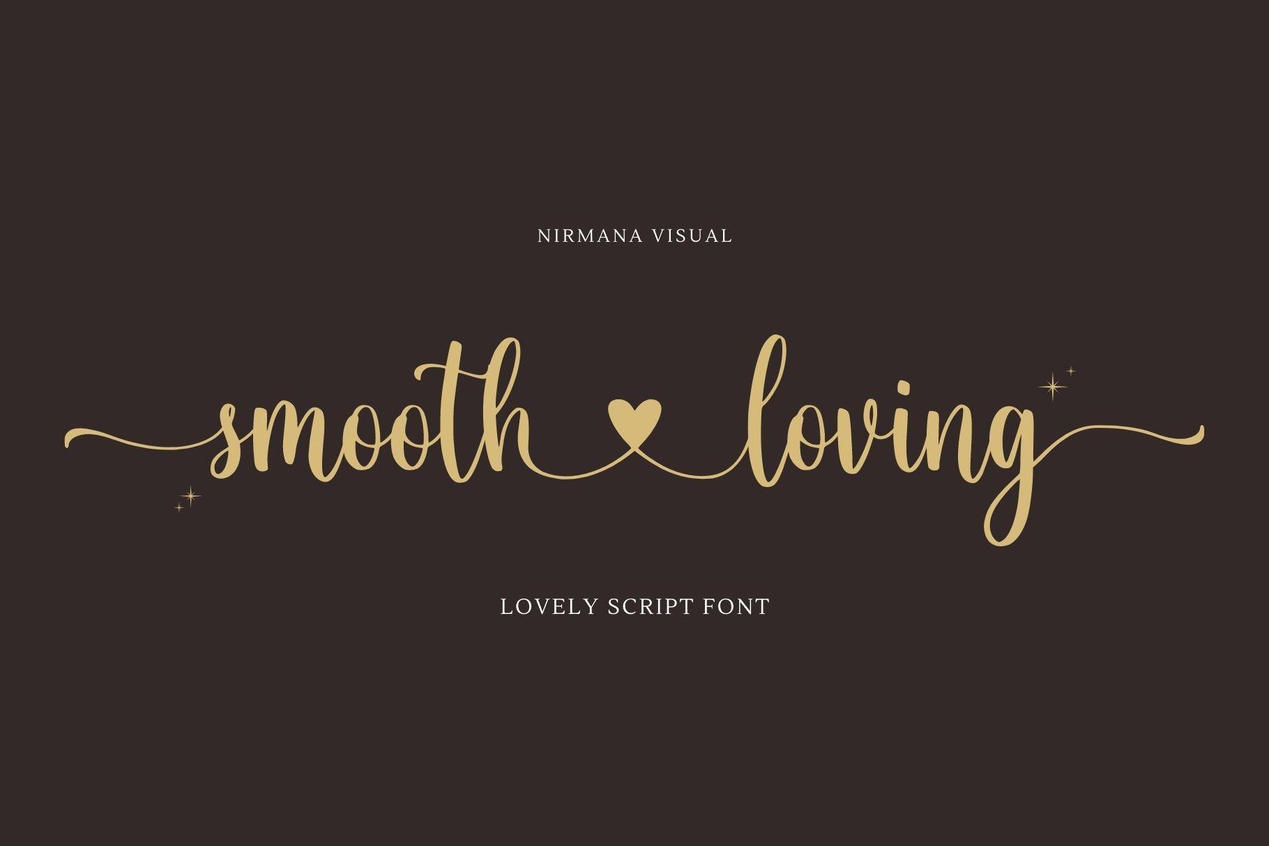 Smooth Loving Font preview