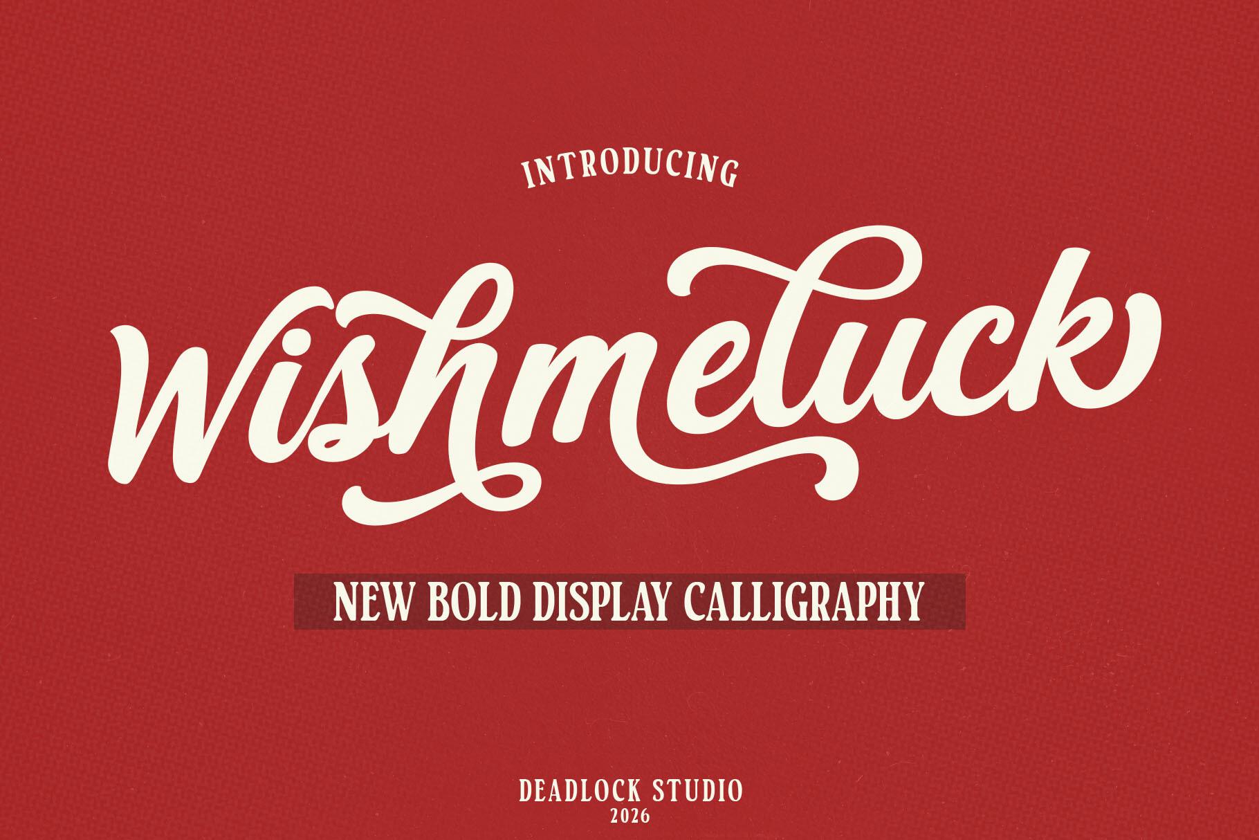 Wishmeluck Font preview